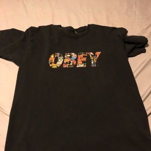 black obey shirt